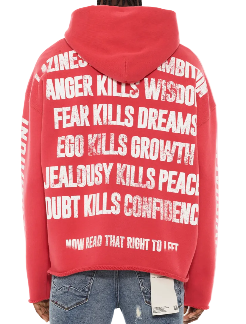 Cult Of Individuality Graphic Hoodies "Red"