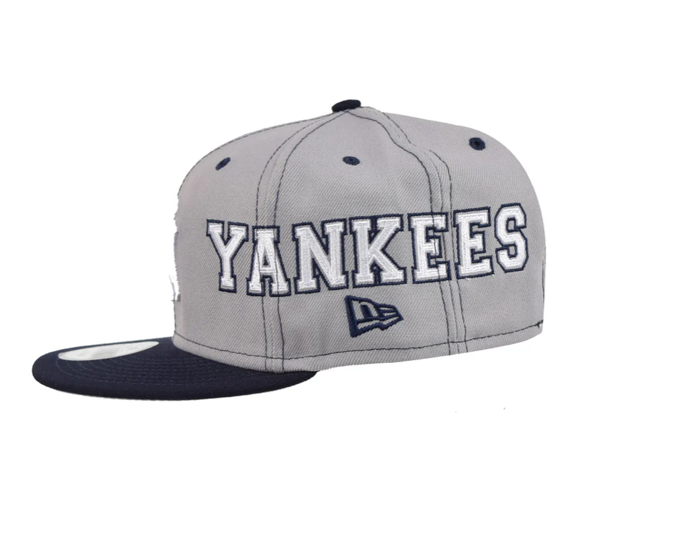 New Era New York Yankees Team Split Snapback Hat 'Navy-Grey'