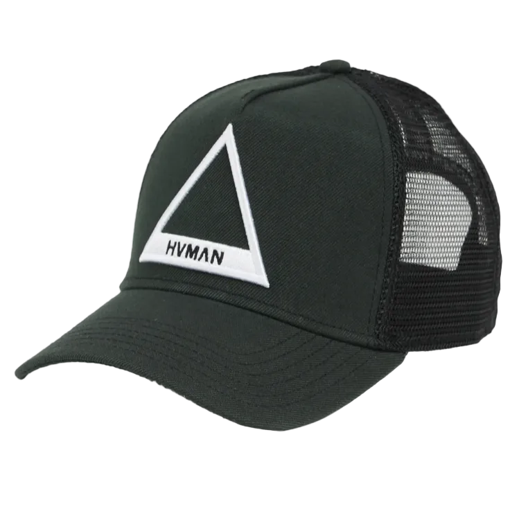 Cult Triangle "HVMAN" Trucker Hat 'Black'