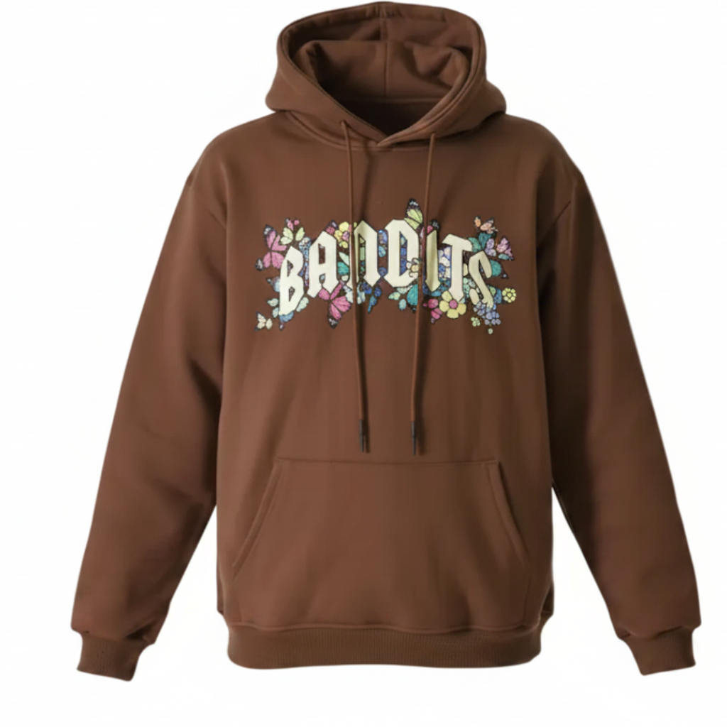 Bandits Fly Free Pullover Hoodies 'Cocoa'