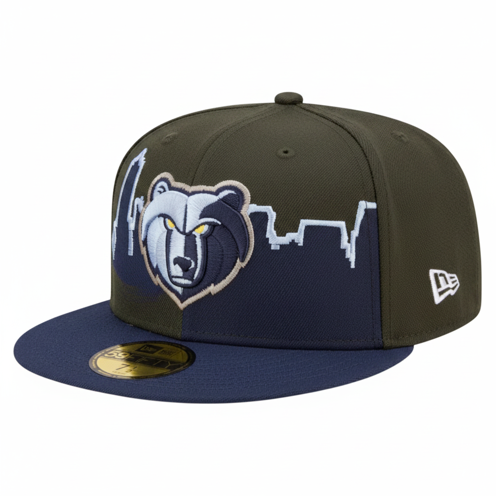 New Era Memphis Grizzlies 2022 NBA Tip Off Fitted Hat 'Black/Blue'