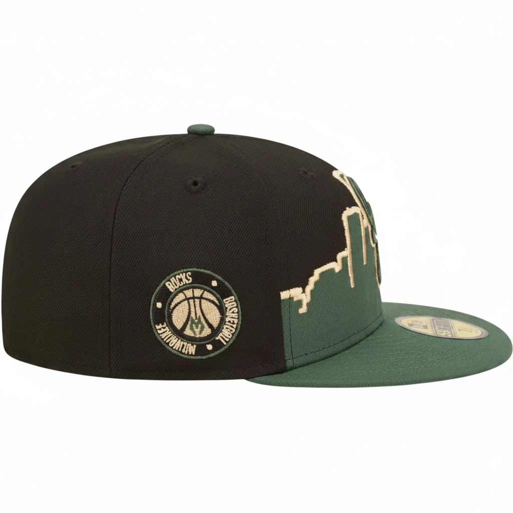 New Era Milwaukee Bucks 2022 NBA Tip Off Fitted Hat 'Black/Green'