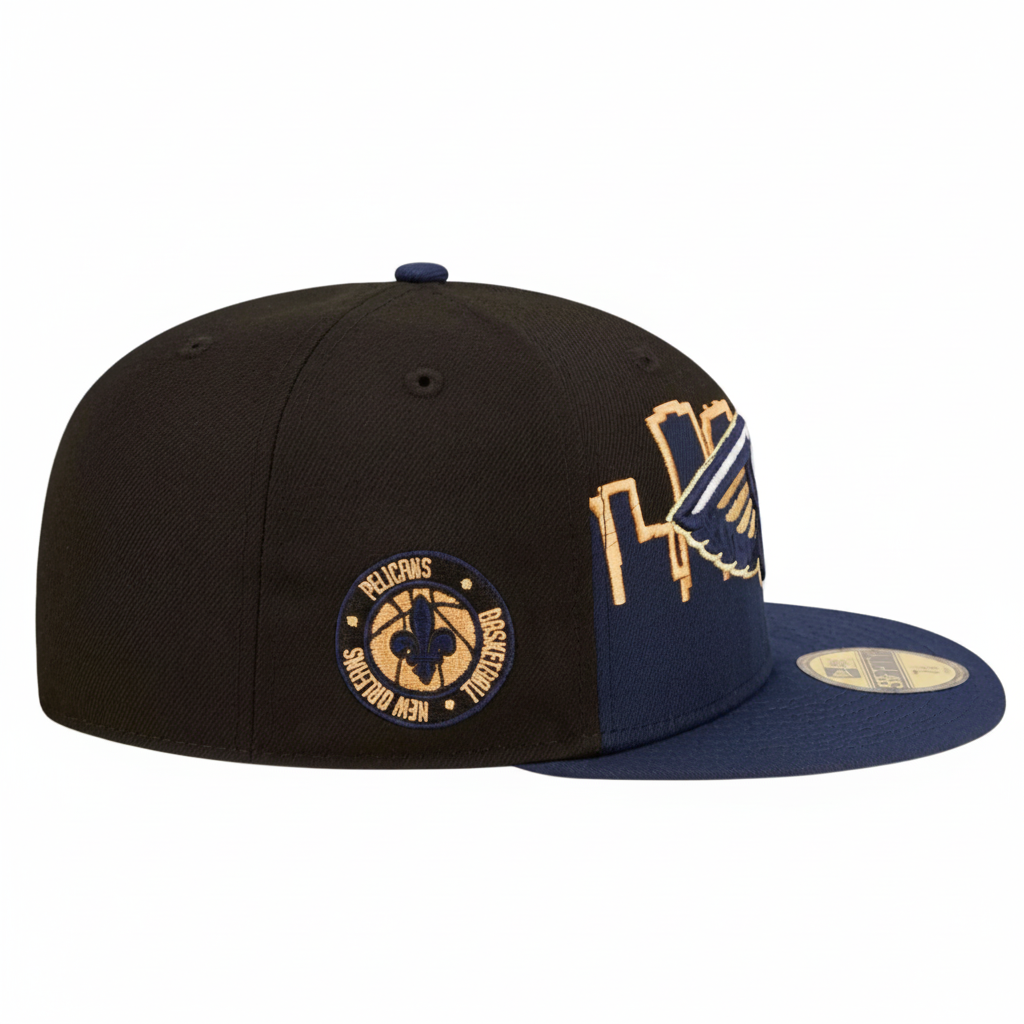 New Era New Orleans Pelicans 2022 NBA Tip Off Fitted Hat 'Black/Navy'