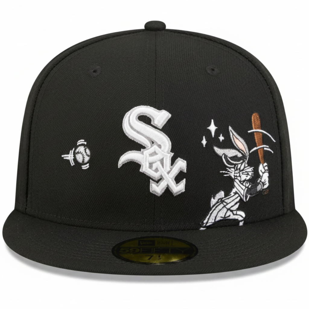 Bugs Bunny Swing Chicago White Socks 9FIFTY Snapback Hats