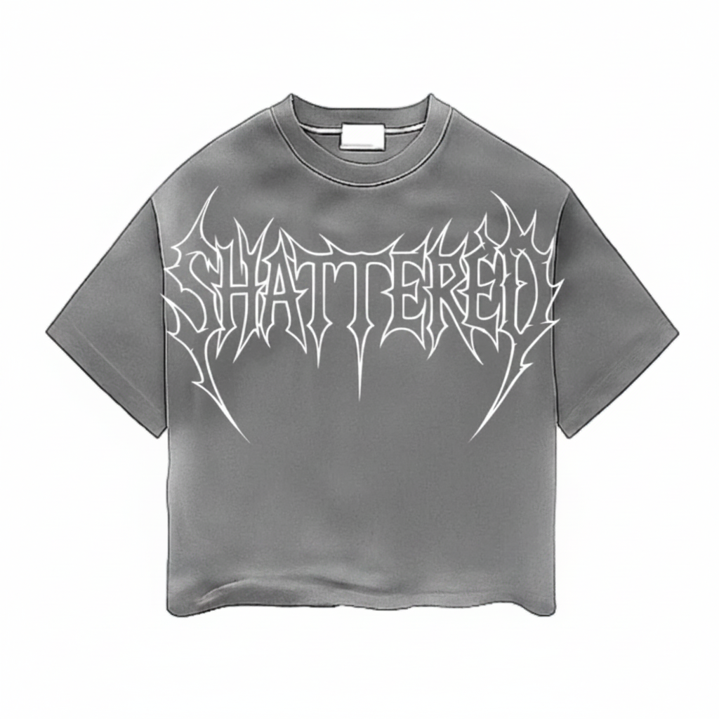 Shattered Hearts Logo T-Shirts 'Grey'