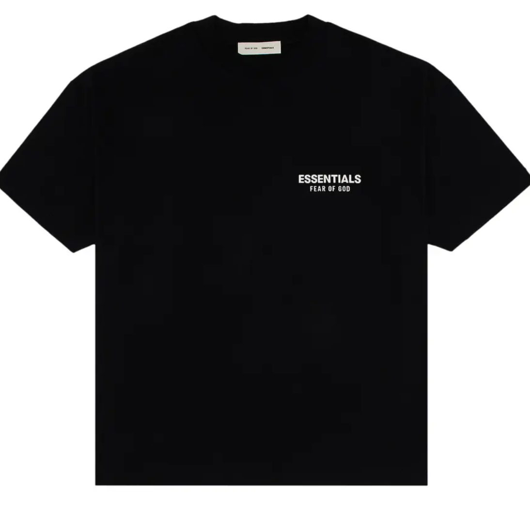 Essentials Classic Fit T-Shirts 'Jet Black'