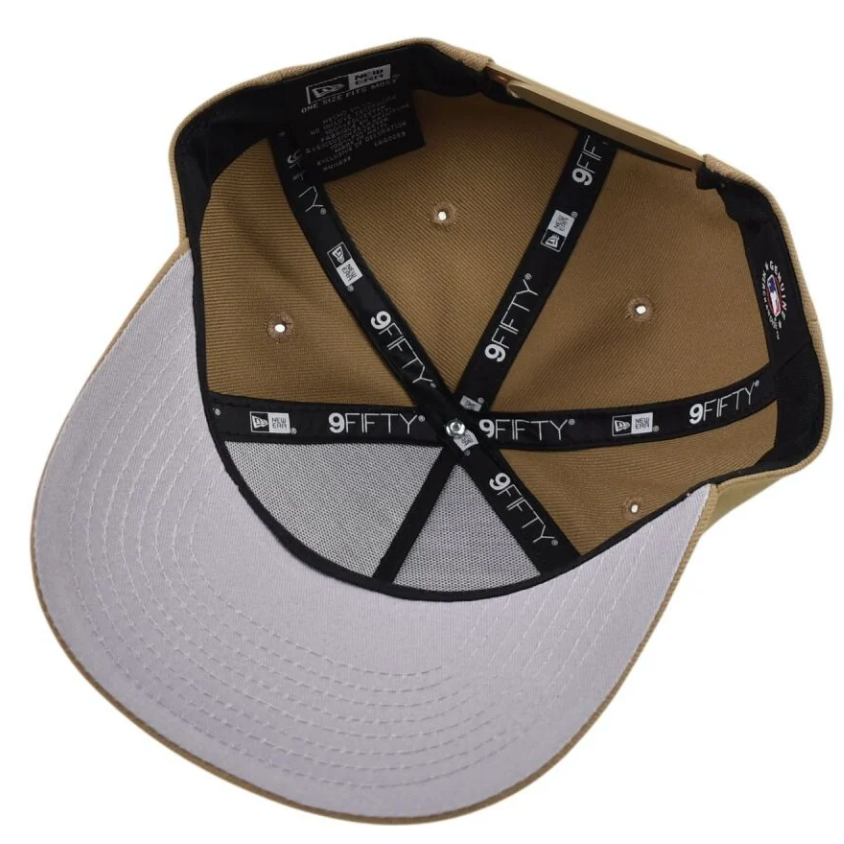 New Era A-Frame NY Yankees 9Fifty Snapback Hat 'Khaki/White'