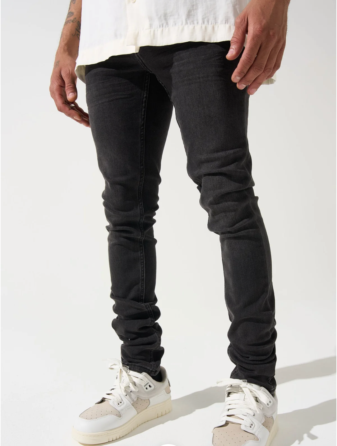 Serenede Vintage Fade Black Men's Jeans 'Ghost'