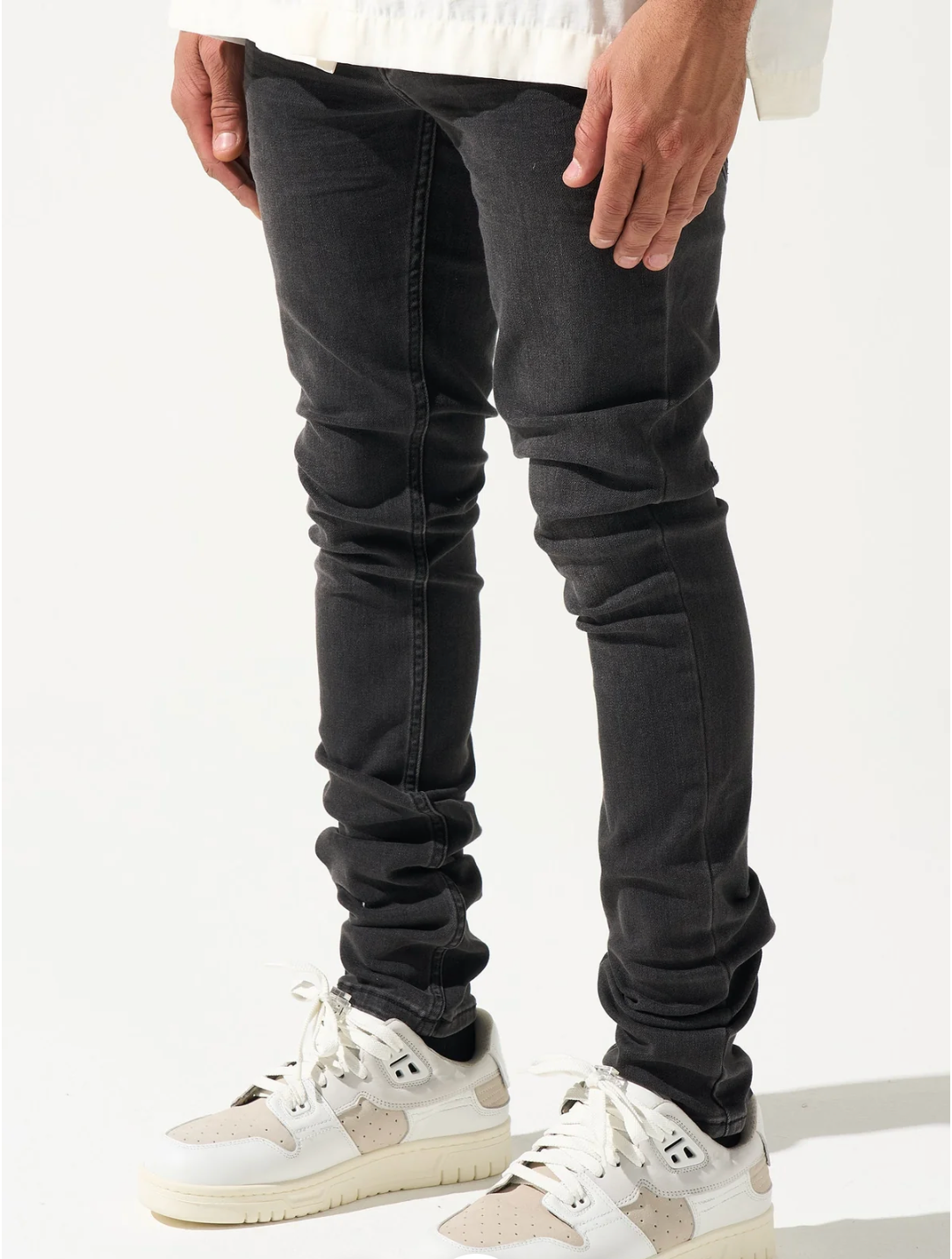 Serenede Vintage Fade Black Men's Jeans 'Ghost'