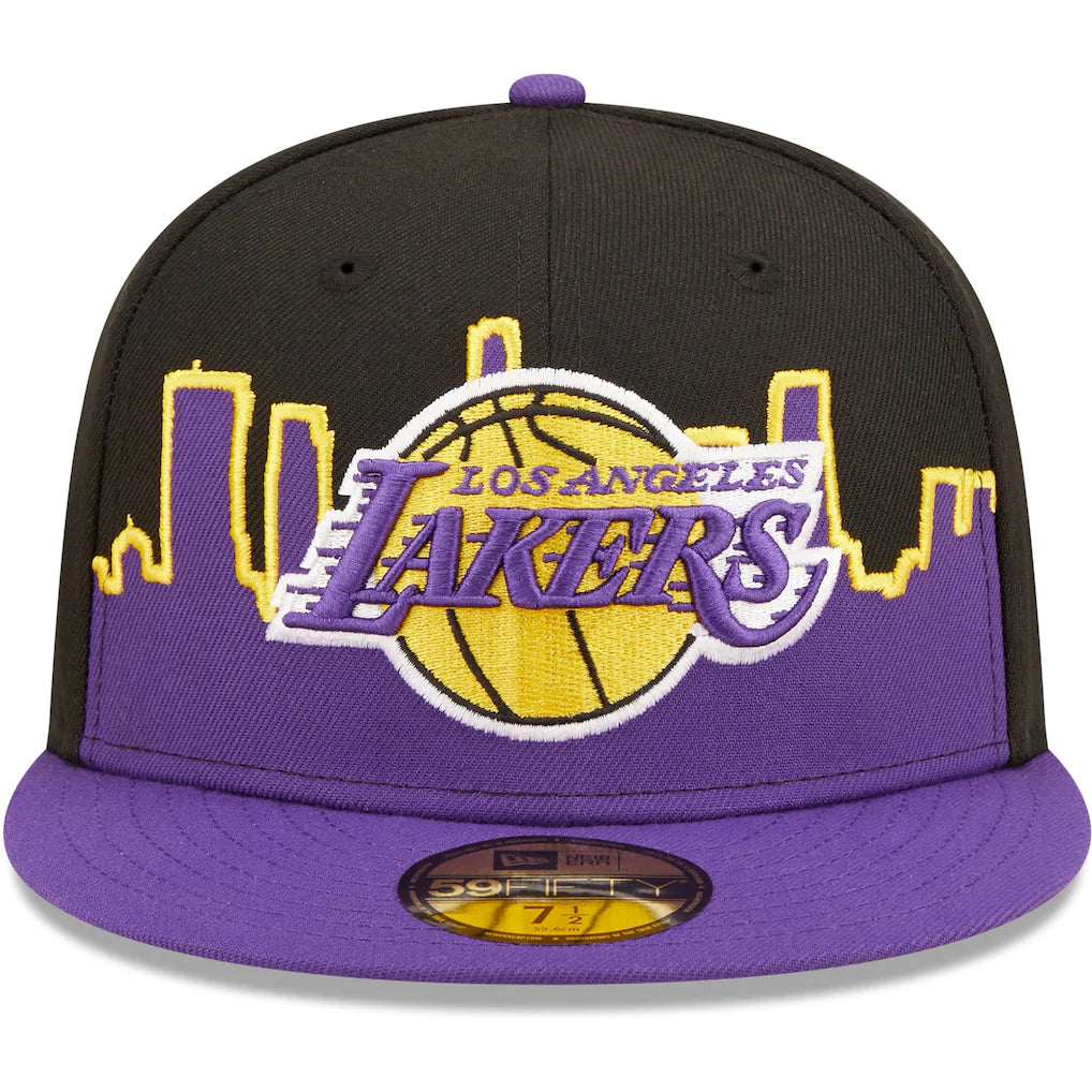 New Era Los Angeles Lakers 2022 Tip-Off Fitted Hat 'Black/Purple'