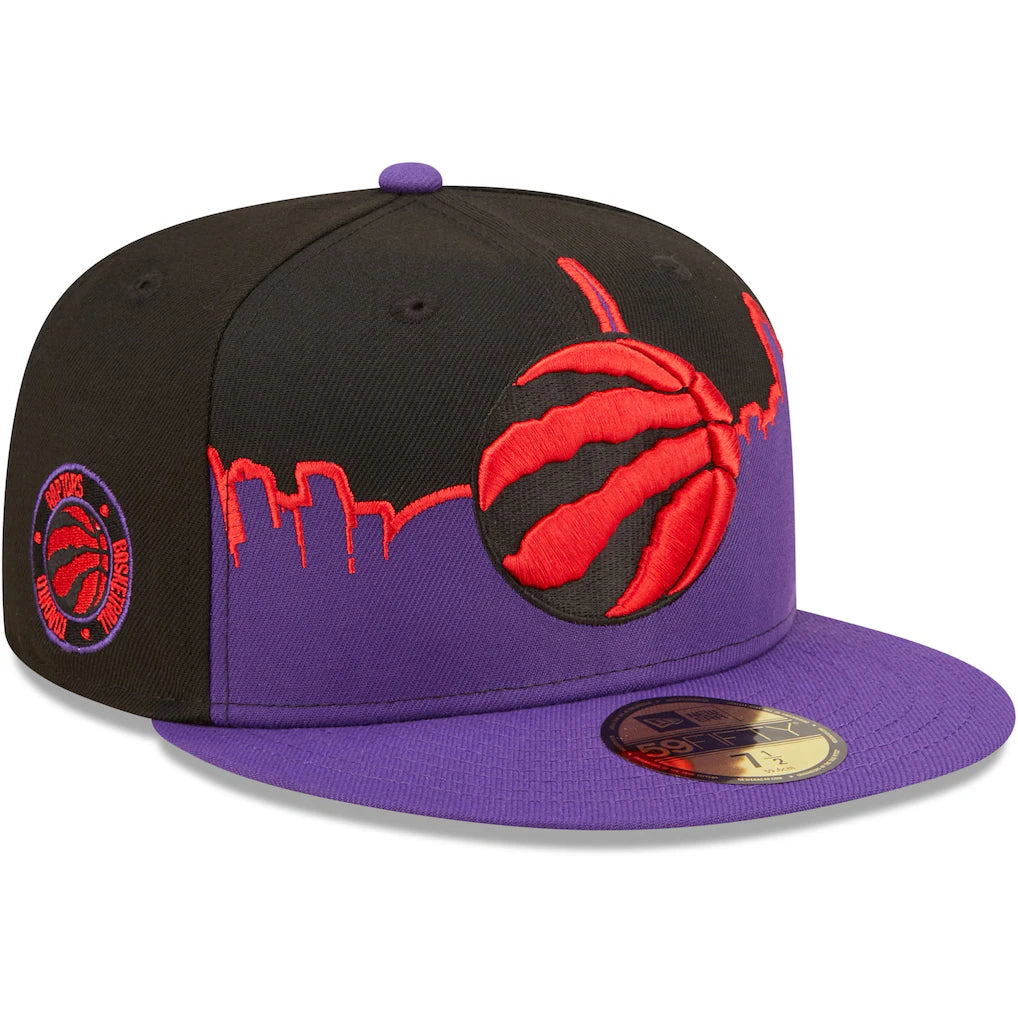 New Era Toronto Raptors 2022 NBA Tip Off Fitted Hat 'Black/Purple'