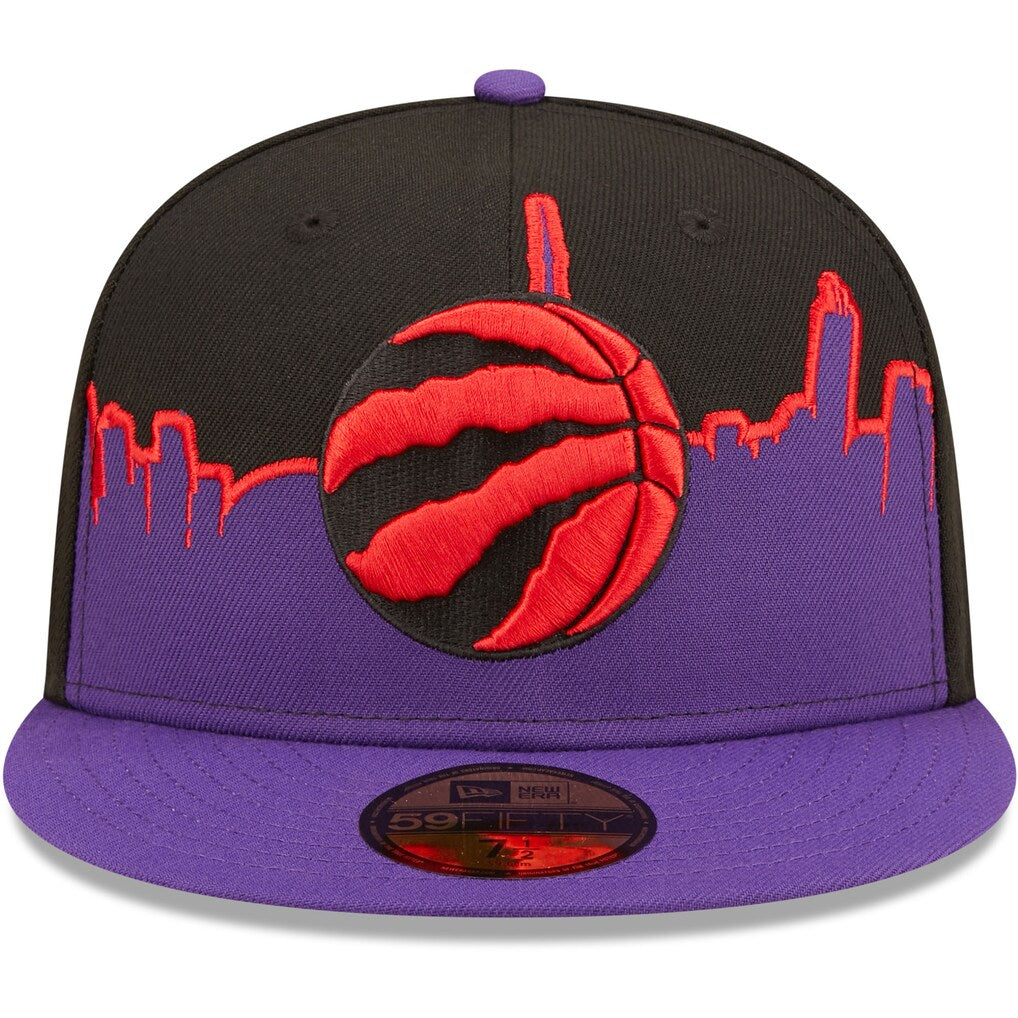 New Era Toronto Raptors 2022 NBA Tip Off Fitted Hat 'Black/Purple'