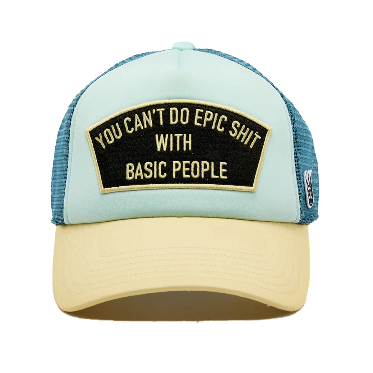 Cult "Cant Do Epic Shit" Trucker Hat 'Powder Blue/Yellow'