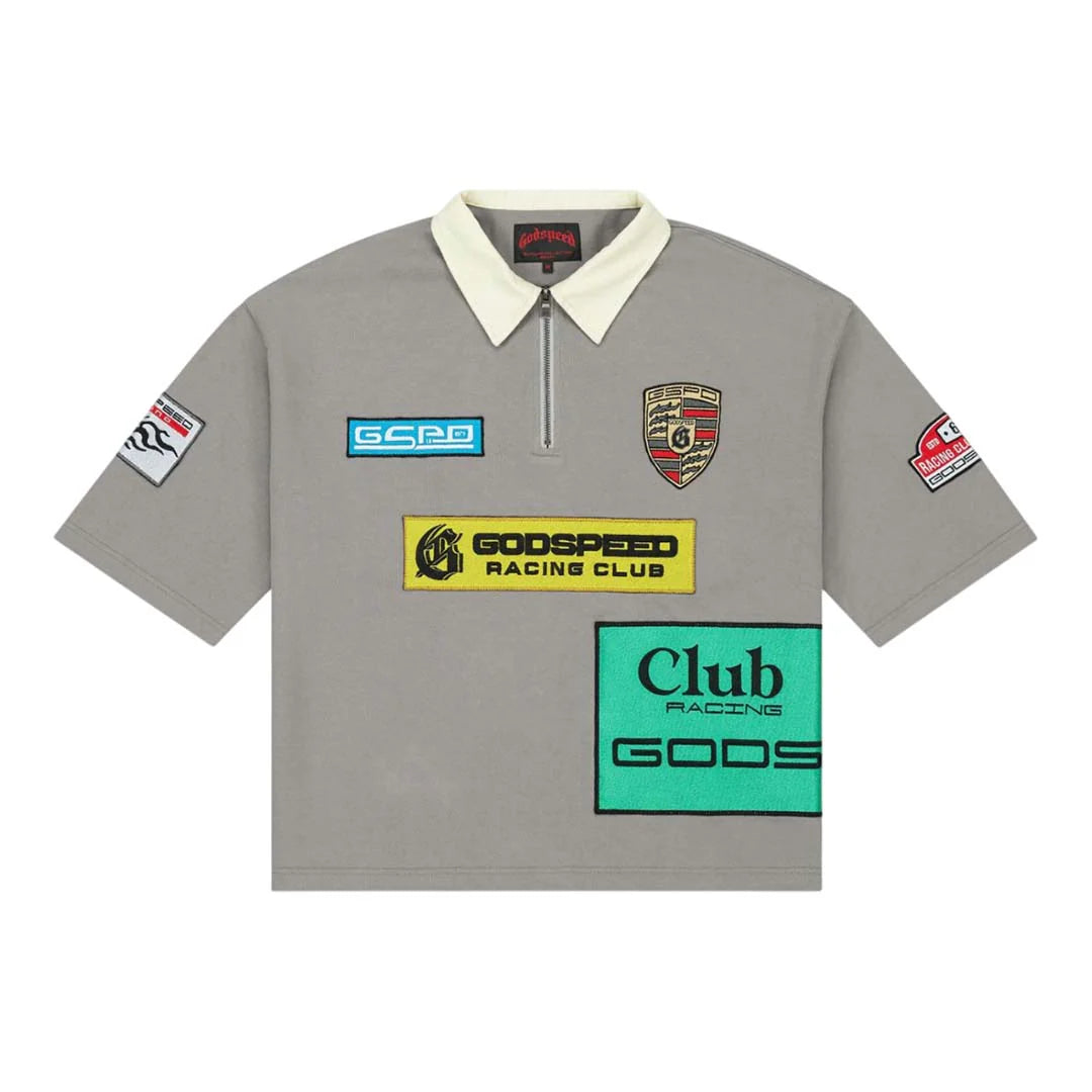 Godspeed GRC Quarter Zip Polo T-Shirt 'Grey'