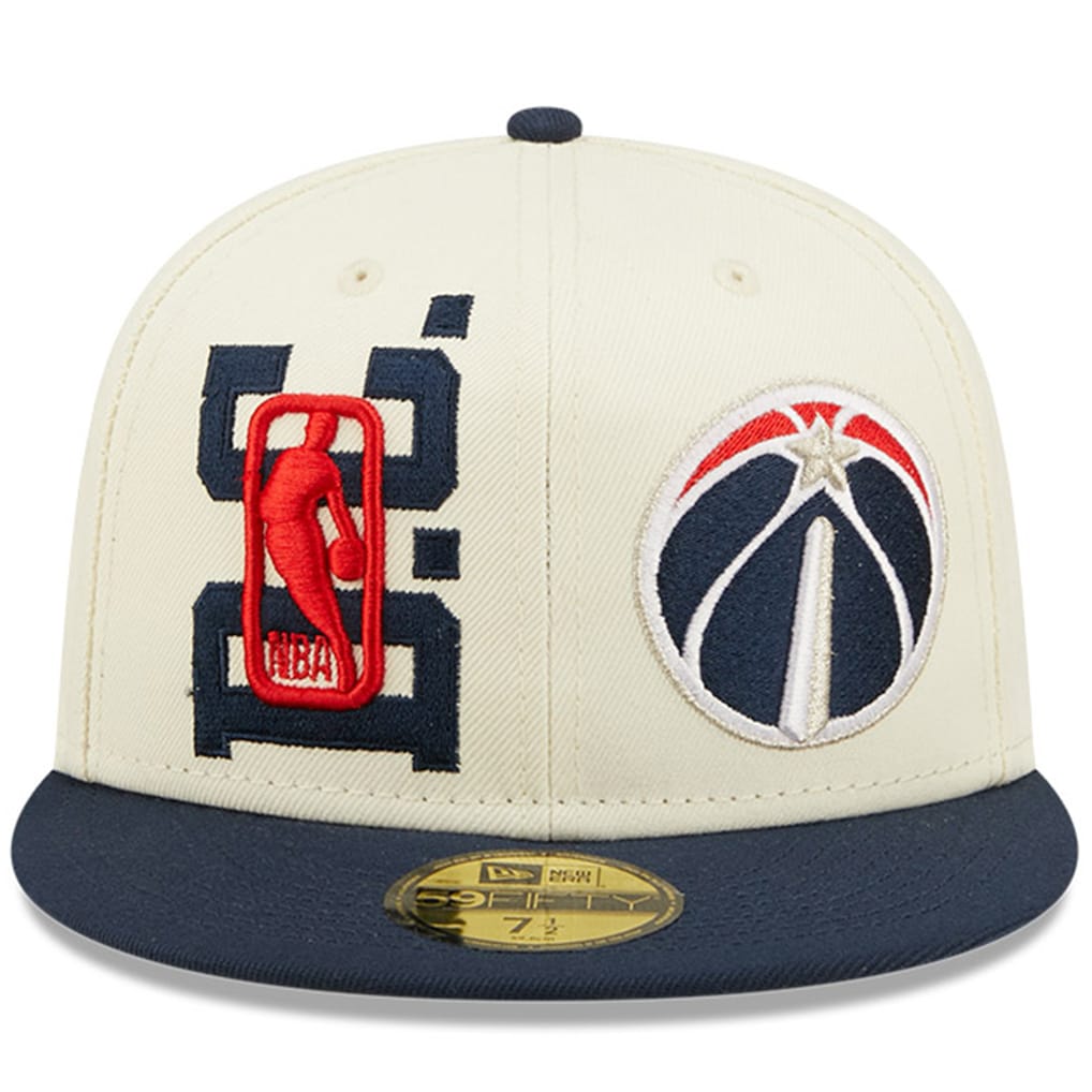 New Era Washington Wizards 2022 NBA Draft Snapback Hat 'Cream'Navy'
