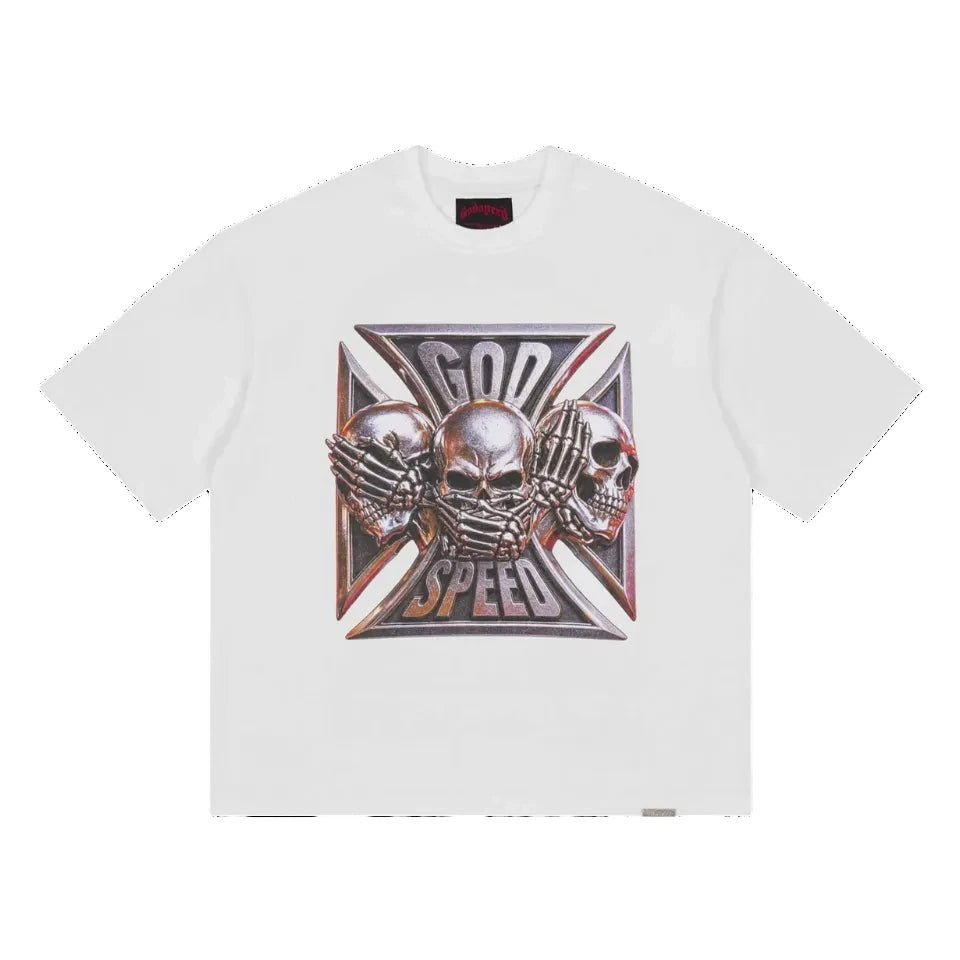 Godspeed Omerta T-Shirt 'White'
