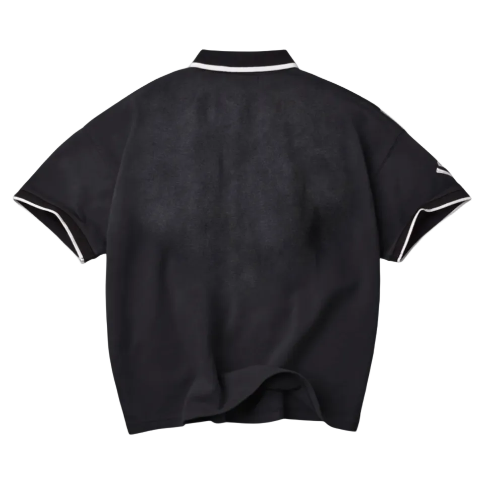 Vale Forever Panda Polo T-Shirt 'Black/White'