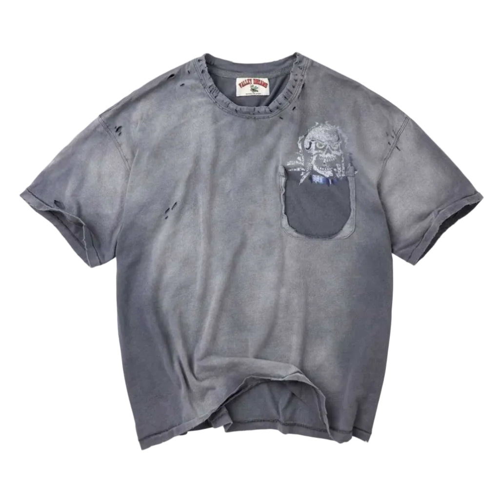 Vale Forever Skullies T-Shirts 'Grey'