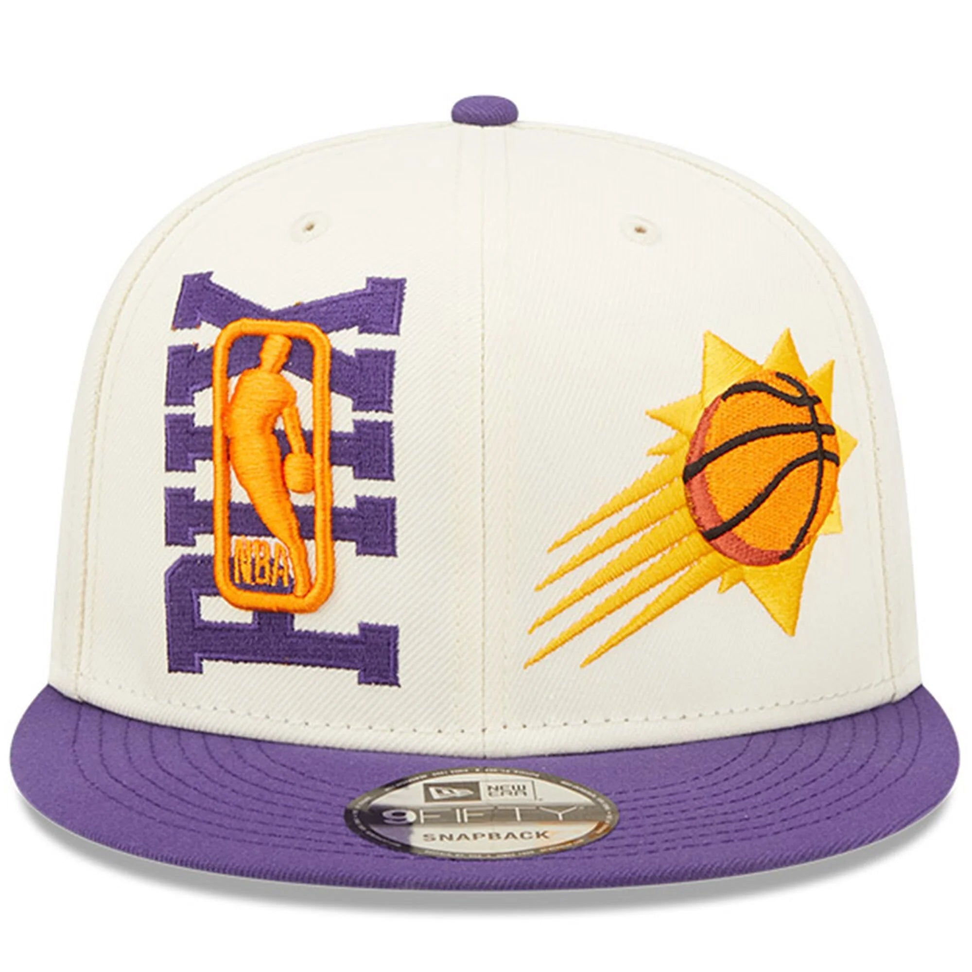 New Era Phoenix Suns 2022 NBA Draft Snapback Hat 'Cream/Purple'