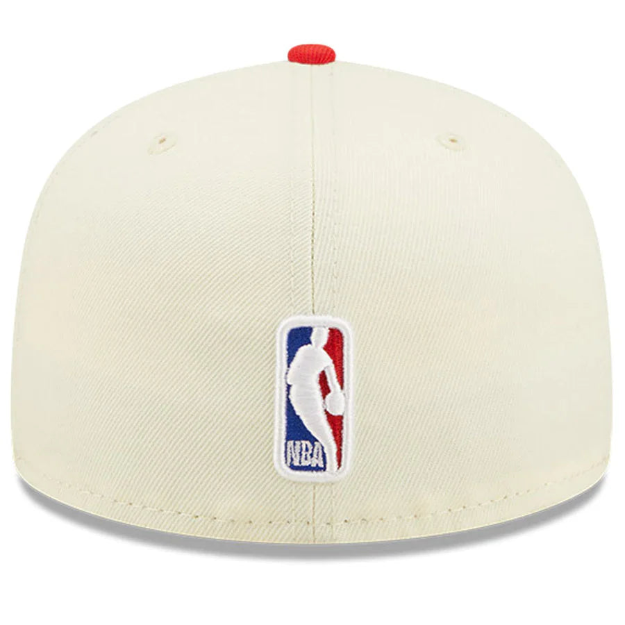 New Era Chicago Bulls 2022 NBA Draft Fitted Hat 'Cream/Red'